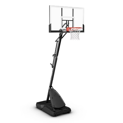 LIKE NEW Spalding 54" Acrylic Portable Basketball Hoop - 6893443366191