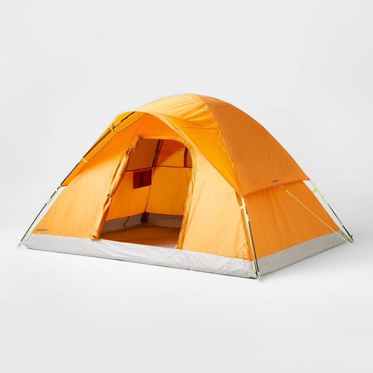 4 Person Dome Camping Tent Rust - 197543622735