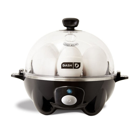 Dash 3-in-1 Everyday 7-Egg Cooker with Omelet Maker and Poaching - Black - 856007008286