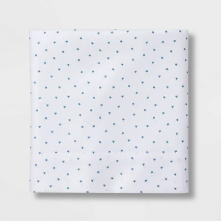 Twin Micro Star Flat Sheet -Blue - 191908363745