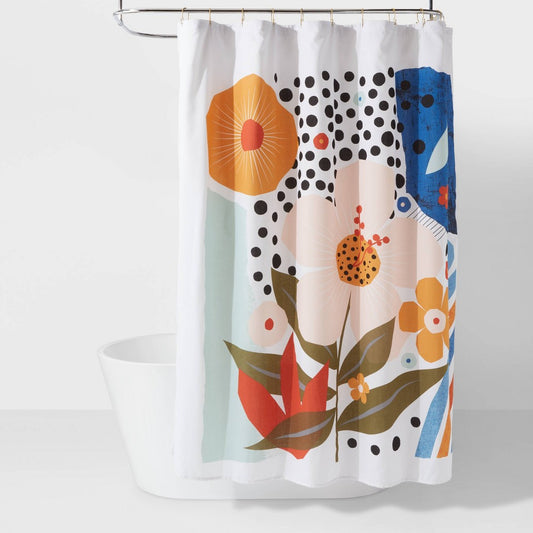 Exploded Graphic Shower Curtain - 191908158693