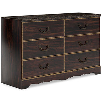 Glosmount Six Drawer Dresser