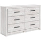 Cayboni Six Drawer Dresser