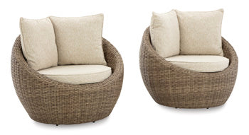 Danson Swivel Lounge w/Cushion (2/CN)