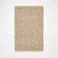 3 x5  Checkered Stripe Rug Brown - 191908980454