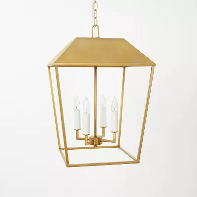 Lantern Pendant Brass - - 702992884957