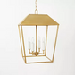 Lantern Pendant Brass - - 702992884957