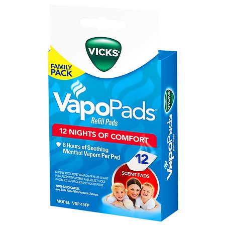 Vicks VapoPads, Family Pack (Menthol) - 328785990195