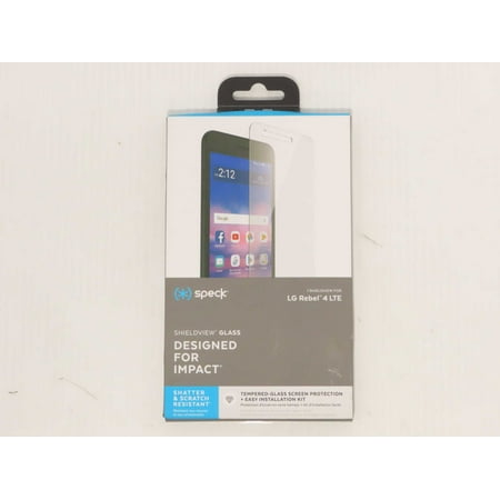 Speck Shieldview Tempered-Glass Screen Protection for LG Rebel 4 LTE - 848709070401