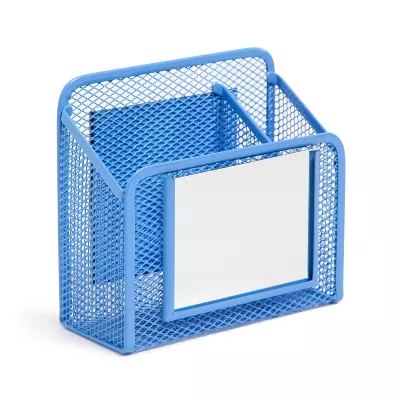 U Brands Locker Mesh Cup with Mirror - Hyper Prep Blue - 843463169354