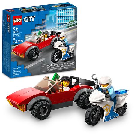 LEGO - City Police Bike Car Chase 60392 - 673419375245