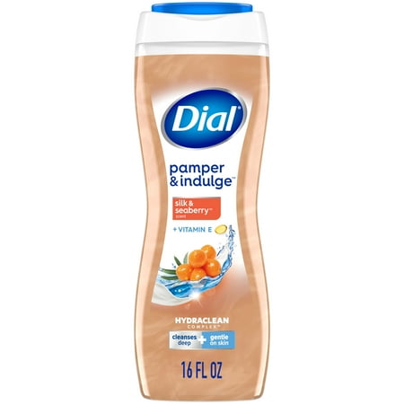 Dial Body Wash  Pamper & Indulge  Silk & Seaberry  16 fl oz - 017000120027