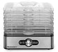 Elite Gourmet - 5-Stainless Steel Tray Food Dehydrator - Stainless Steel - 717056128755