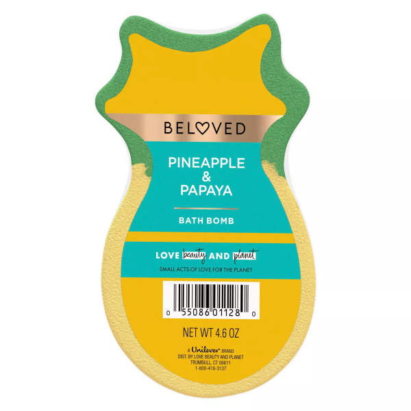 Beloved Pineapple & Papaya Bath Bomb - 4.6oz - 055086011280