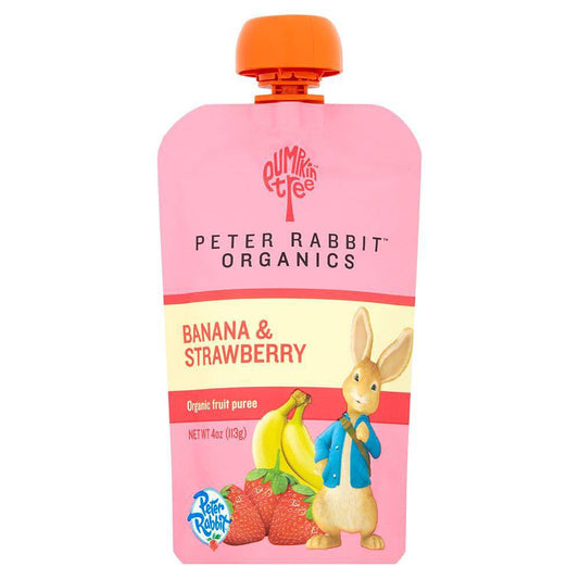 Peter Rabbit Organics Banana & Strawberry - 4oz - 815367010100