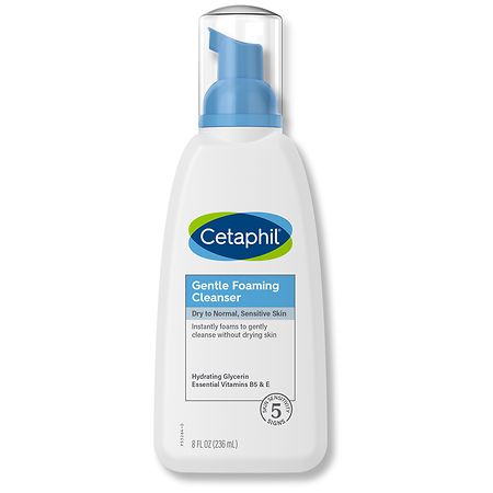 Cetaphil Oil Free Gentle Foaming Facial Cleanser with Glycerin - 8 fl oz - 302993889175