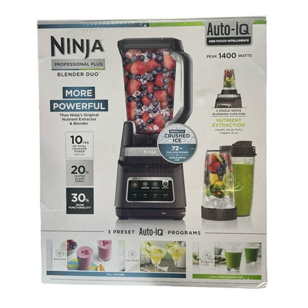 Ninja Professional Plus Blender DUO with Auto-iQ Nutrient Extraction - 622356561907