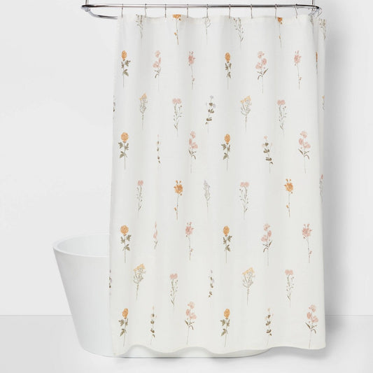 Botanical Floral Shower Curtain - - 191908629230