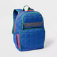 Kids' Novelty 17" Backpack Quilted Blue - 198101020338