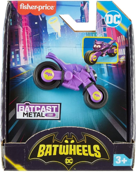 Fisher-Price DC Batwheels Bibi the Batgirl Cycle Diecast Vehicle - 1:55 Scale - 194735130375