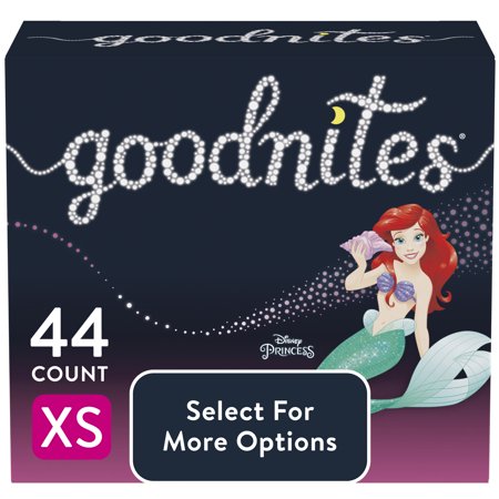 Goodnites Girls' Nighttime Bedwetting Underwear - XS - Giga Pack - 44ct - 036000467611