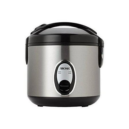 aroma 8 cup rice cooker - stainless steel arc-904sb 52059149 - 021241619042