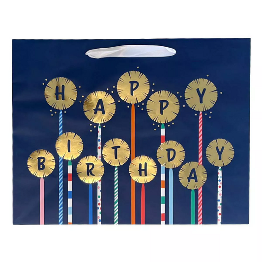 Happy Birthday Gift Bag 12.75 In x 10 In x 5 In - 721756166573