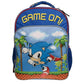 Sonic the Hedgehog blue Kids 16 Backpack - 843340251943