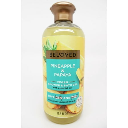 Love Beauty and Planet Beloved Shower Bath Gel Essential Oils Pineapple & Papaya - 055086014106