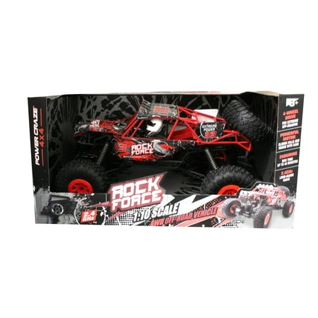 Power Craze Rock Force 4x4 RC Buggy 1:10 Scale - Red - 810031060658