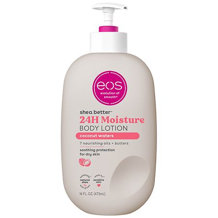 eos Shea Better Body Lotion- Coconut Waters Soothes Dry Skin 16 fl oz - 840044707028