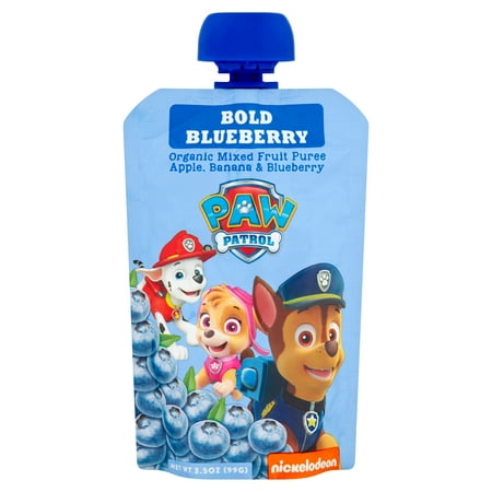 BOLD BLUEBERRY ORGANIC MIXED FRUIT PUREE APPLE, BANANA & BLUEBERRY - 842937100008