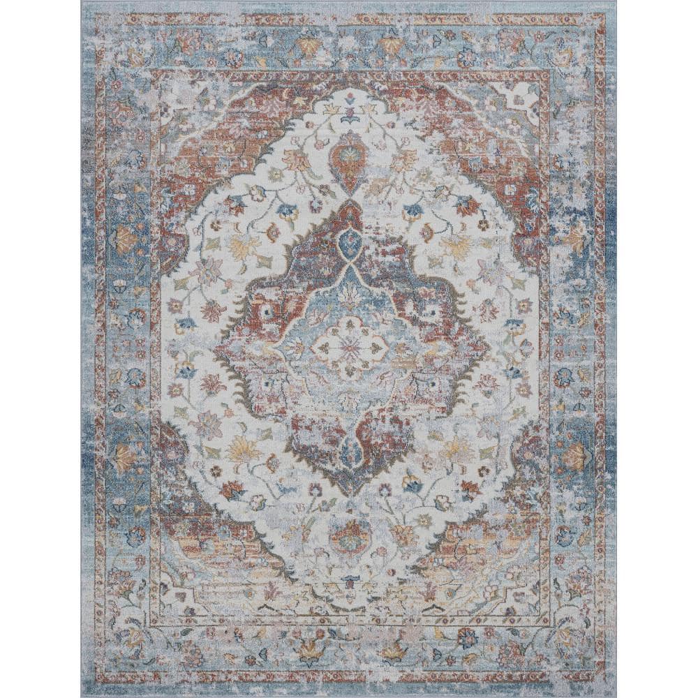 Tayse Reina Area Rug REI1500 Traditional Gray Scrolls Bulbs 8  9  x 12  2  Rectangle - 840419174875