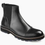 Thomas & Vine Men's Jaylon Chelsea Boot- Black- Size 8.5 - 751426908504