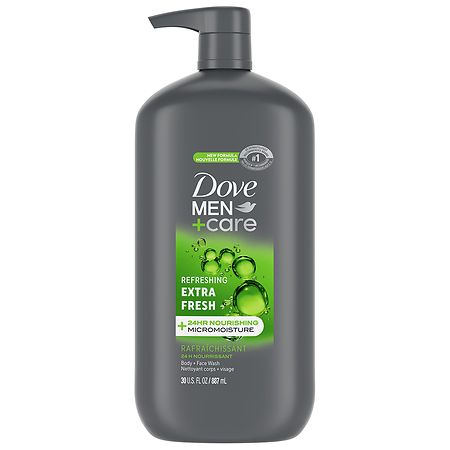 Dove Men+Care Extra Fresh Refreshing Hydrating Men s Face & Body Wash All Skin 30 oz - 011111020603