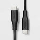 4' USB-C to USB-C Round Cable -Black - 197543409114