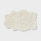 29"x32" Plush Shaped Bath Rug White - 197543401255