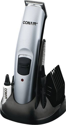 Conair - Conairman All-in-One Brd/Must Trimmer - Rech - Silver - 074108207029