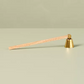 Metal & Wood Candle Snuffer Brass/Brown - 196761580728