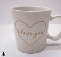 16oz Stoneware I Love You Mug - 810136770056