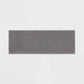 20"x58" Everyday Chenille Bath Runner Dark Gray - 040773099863