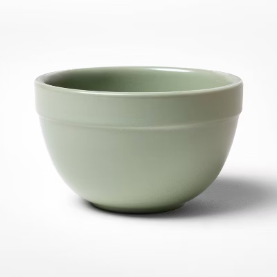 8oz Stoneware Mini Bowl Sage Green - - 197543589625