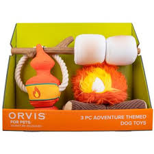 Orvis For Pets: Adventure Time 3 PC Adventure Themed Dog Toys - 742797051123