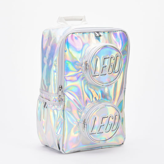 LEGO Brick Kids' 15" Backpack - Holographic - 757894515133