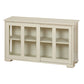 Pacific Stackable Cabinet with Sliding Glass Doors Off White - Buylateral - 024319835627