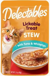 Delectables Lickable Treat- Stew With Tuna & Whitefish- 1.4oz/1ct - 032700120207