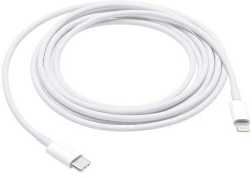 New In Open Box Apple - 6.6' (2M) USB Type C-to-Lightning Charging Cable - White - 1901984961640