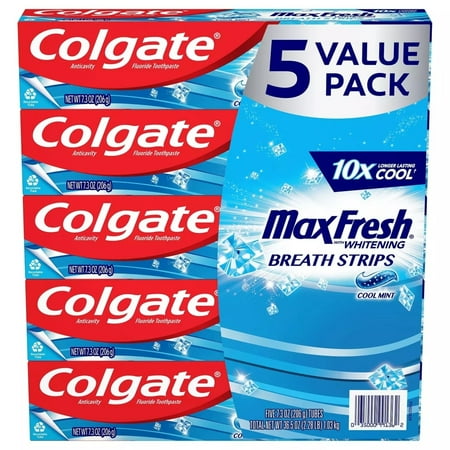 Colgate Max Fresh Toothpaste Cool Mint 7.3 Ounce- 1ct - 035000991362