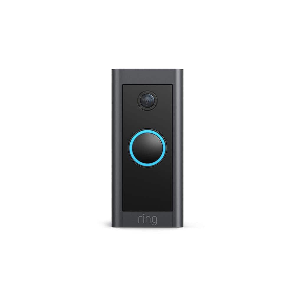 Ring - Wi-Fi Video Doorbell - Wired - Black - 840080557021