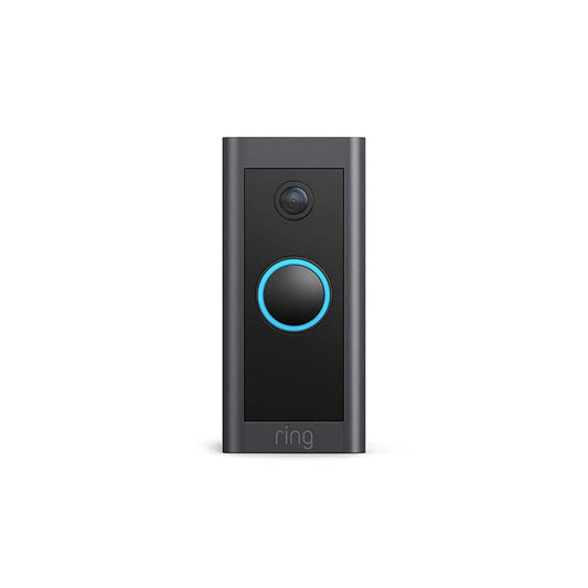 Ring - Wi-Fi Video Doorbell - Wired - Black - 840080557021